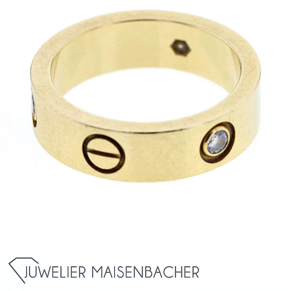 Cartier Ring *Love* 3 Diamanten, Ringgröße 54 – Bild 5