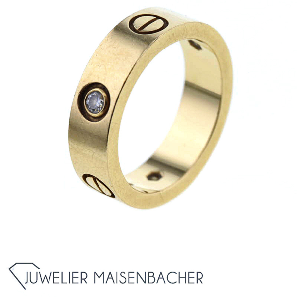 Cartier Ring *Love* 3 Diamanten, Ringgröße 54 – Bild 6