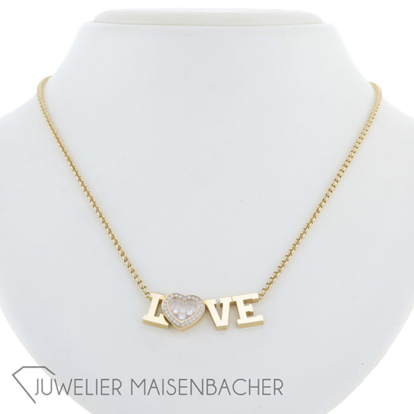 Chopard Happy Diamonds Love Collier, Tragelänge 45cm – Bild 6