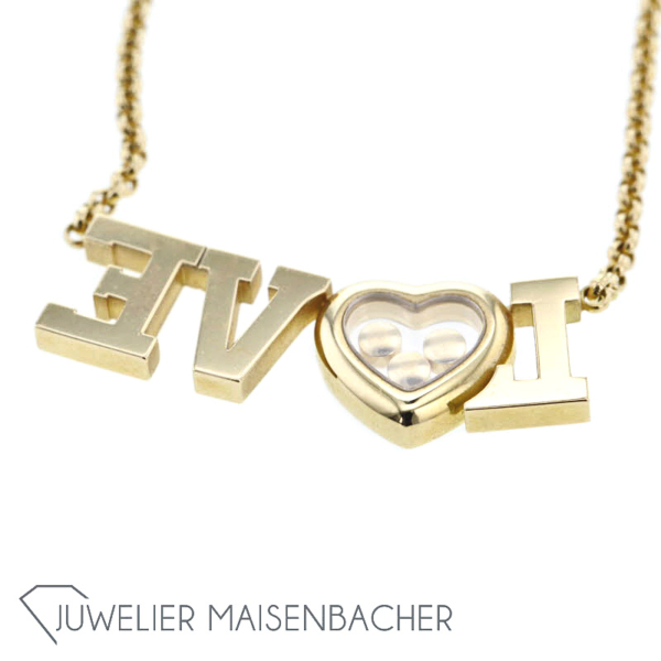 Chopard Happy Diamonds Love Collier, Tragelänge 45cm – Bild 9
