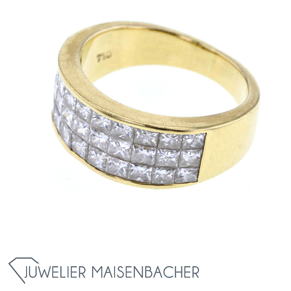 Diamant-Ring *Princess*, Ringgröße 52 – Bild 4
