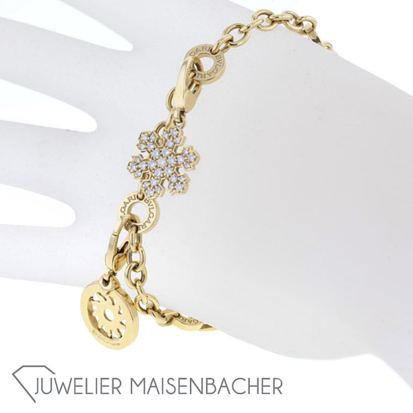 Bulgari Bettelarmband Bulgari mit 5 Charms, Tragelänge 18cm – Bild 9