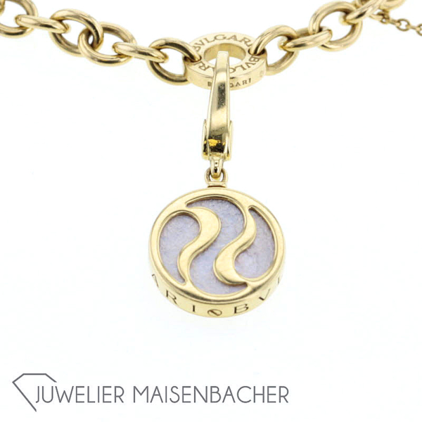 Bulgari Bettelarmband Bulgari mit 5 Charms, Tragelänge 18cm – Bild 11