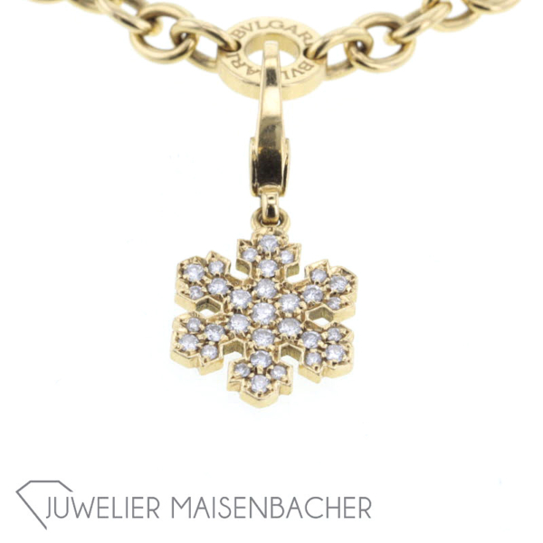 Bulgari Bettelarmband Bulgari mit 5 Charms, Tragelänge 18cm – Bild 18