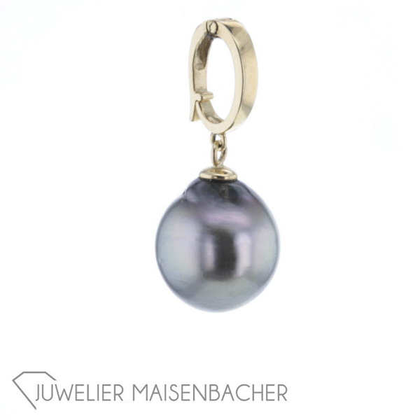 Perlen-Anhänger *Tahitizuchtperle*, Vario-Clip – Bild 4