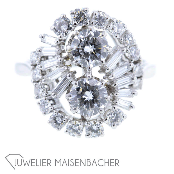 Bucherer Cocktail-Ring, Ringgröße 52,5 – Bild 7