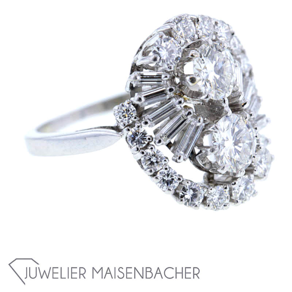 Bucherer Cocktail-Ring, Ringgröße 52,5 – Bild 12