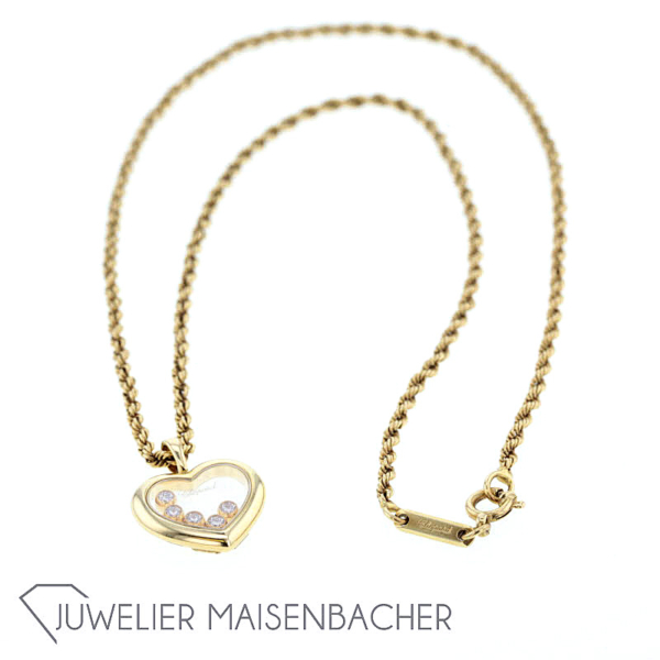 Chopard Happy Diamonds Icons *Heart* Anhänger mit Kette – Bild 6
