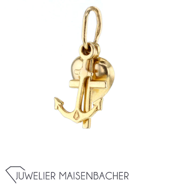 Anhänger *Seemannsgrab* 585/- Gelbgold – Bild 9