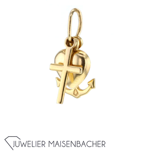 Anhänger *Seemannsgrab* 585/- Gelbgold – Bild 10