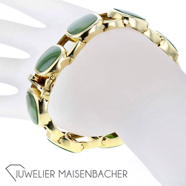 Opulentes Armband *Jade*, Tragelänge 18cm – Bild 5