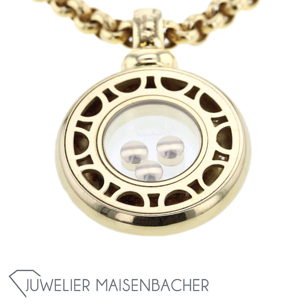 Chopard Happy Diamonds Icons Anhänger mit Erbskette, Tragelänge 55cm – Bild 9