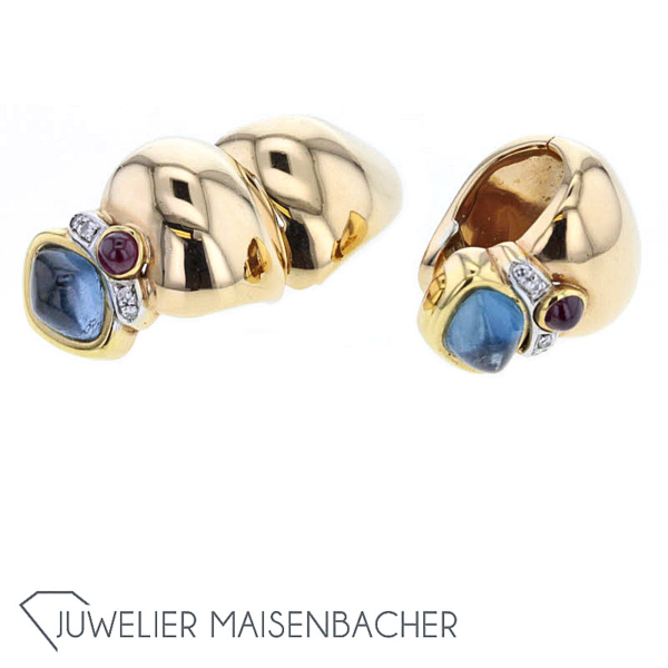 Valente Klapp-Scharnier-Creolen *Turmalin* – Bild 5