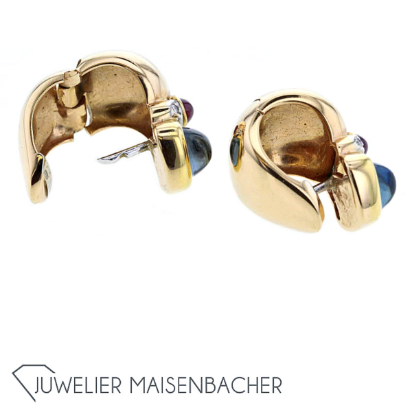 Valente Klapp-Scharnier-Creolen *Turmalin* – Bild 8