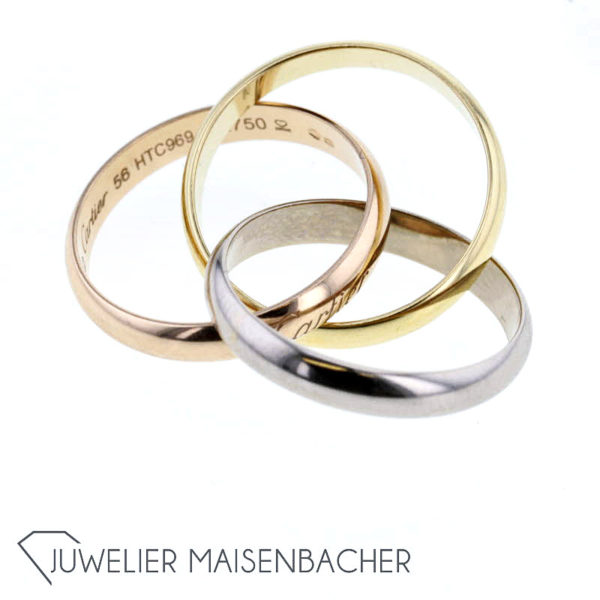 Cartier Ring Trinity, Ringgröße 56 – Bild 8