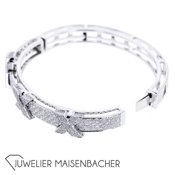 Hans Krieger opulenter Diamant-Armreif, Tragelänge 17cm – Bild 7