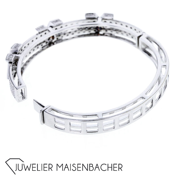 Hans Krieger opulenter Diamant-Armreif, Tragelänge 17cm – Bild 8