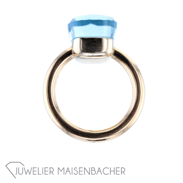 Pomellato Ring Nudo Classic *Blauer Topas*, Ringgröße 50 – Bild 11