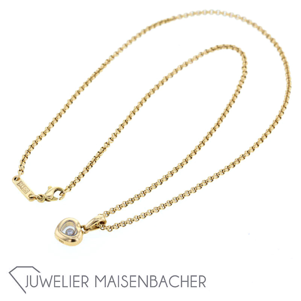 Chopard Happy Diamonds Icons *Heart* Anhänger mit Erbs-Kette – Bild 9