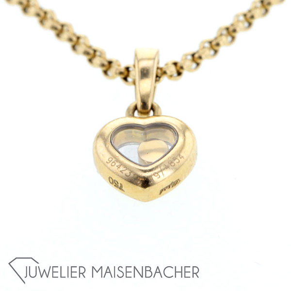 Chopard Happy Diamonds Icons *Heart* Anhänger mit Erbs-Kette – Bild 8