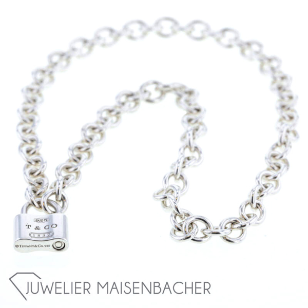 Tiffany & Co. Collier/ Armband 1837 Pad Lock, max. 40cm – Bild 5