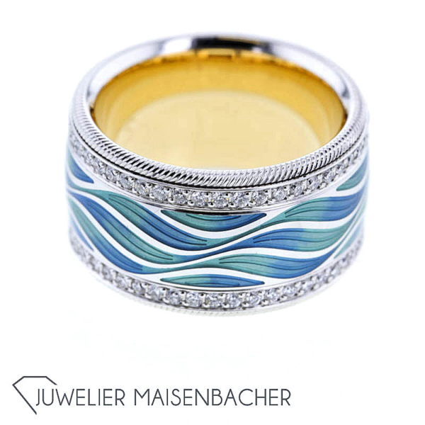 Wellendorff Ring *Aquazauber*, Ringgröße 56 – Bild 9