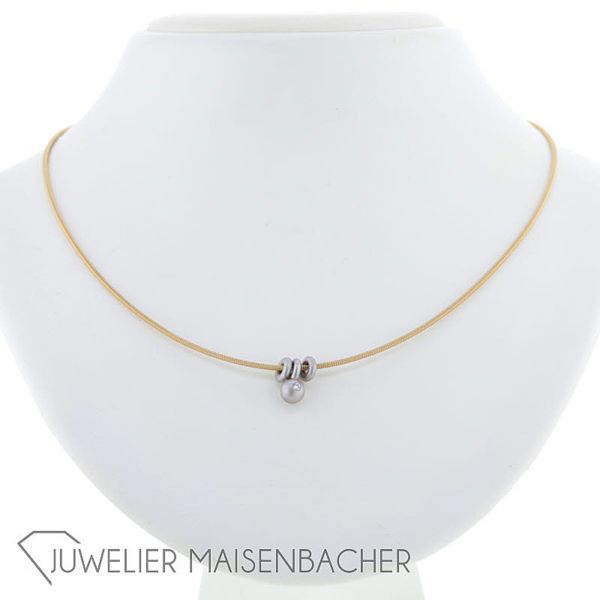 Bunz Set aus 1 Anhänger und 2 Rondellen *Platin* – Bild 3