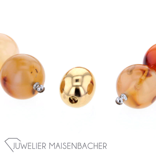 Opulente Kugel-Kette *Achat*, Tragelänge 48cm – Bild 8