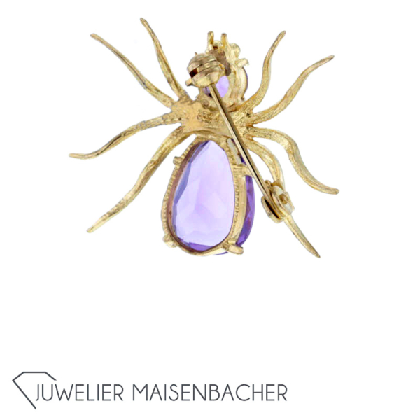 Brosche Spinne *Amethyst* – Bild 5