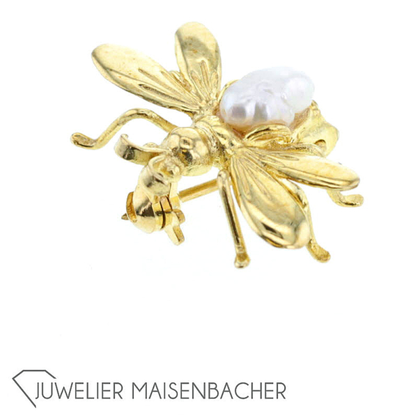 Juwelier Deiter Brosche Biene *Perle* – Bild 4