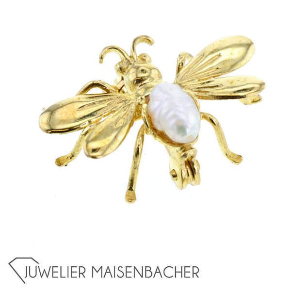 Juwelier Deiter Brosche Biene *Perle* – Bild 5