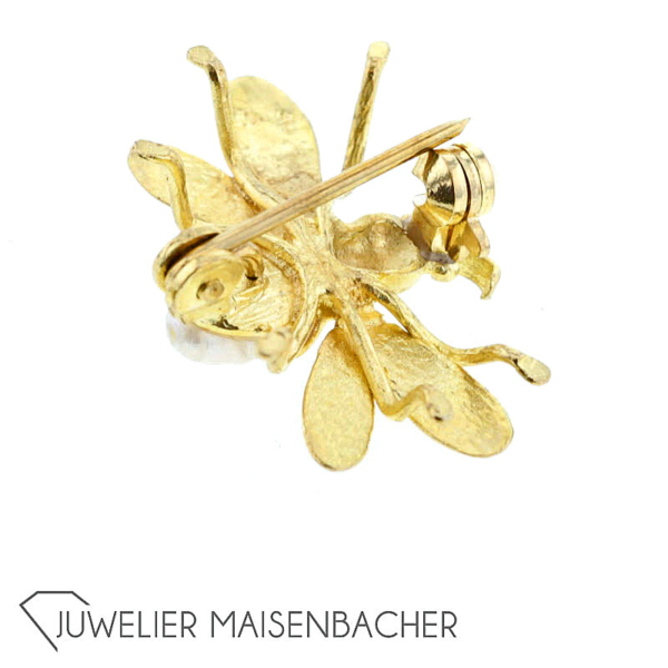 Juwelier Deiter Brosche Biene *Perle* – Bild 8