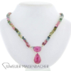 Handgefertigtes Turmalin-Collier, Tragelänge 45cm – Bild 7