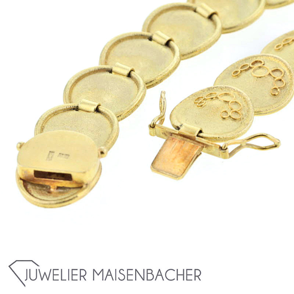 Designer-Armband, Gelbgold – Bild 3
