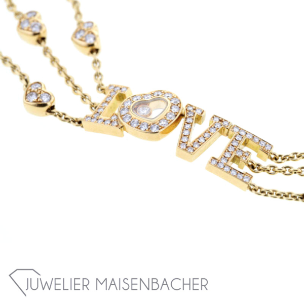 Chopard Happy Diamonds Armband *Love*, Tragelänge 17cm – Bild 6