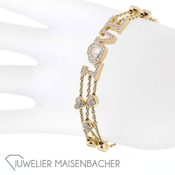 Chopard Happy Diamonds Armband *Love*, Tragelänge 17cm – Bild 12