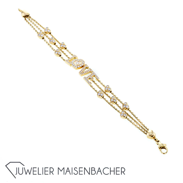 Chopard Happy Diamonds Armband *Love*, Tragelänge 17cm – Bild 13