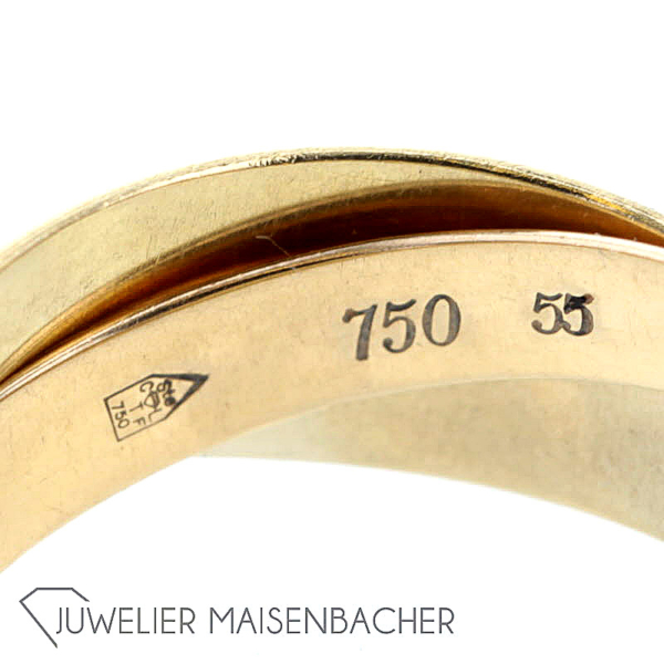 Cartier *Trinity* Ring, Les Must de Cartier, Ringgröße 55 – Bild 6