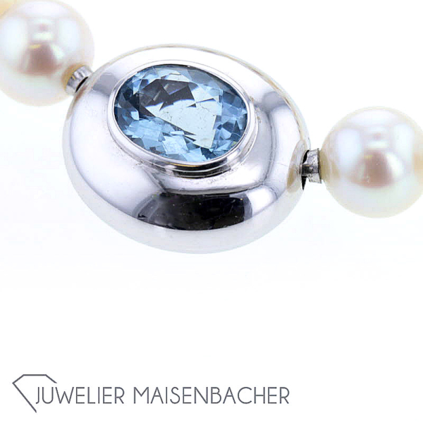 Goldschmiede Exner Perlen-Kette, Tragelänge 44cm – Bild 5