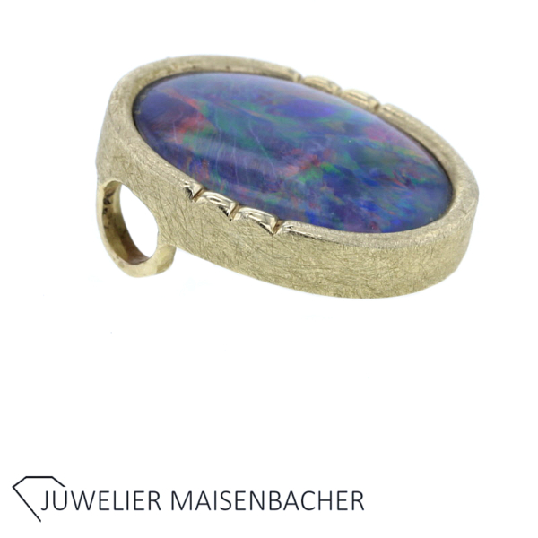 Anhänger mit Feueropal Triplette Gold