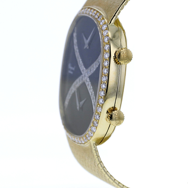 Chopard Classic Dual Time, Gelbgold 750/-, Rarität – Bild 6