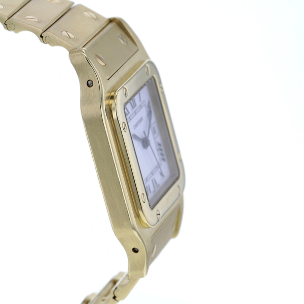 Cartier Santos Carree GM OJ Gelbgold 750/- – Bild 5