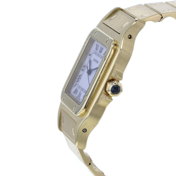 Cartier Santos Carree GM OJ Gelbgold 750/- – Bild 6