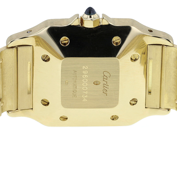 Cartier Santos Carree GM OJ Gelbgold 750/- – Bild 7