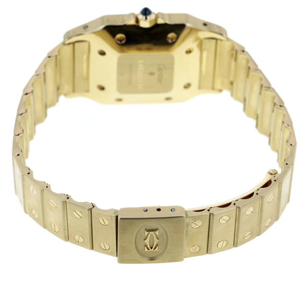 Cartier Santos Carree GM OJ Gelbgold 750/- – Bild 8