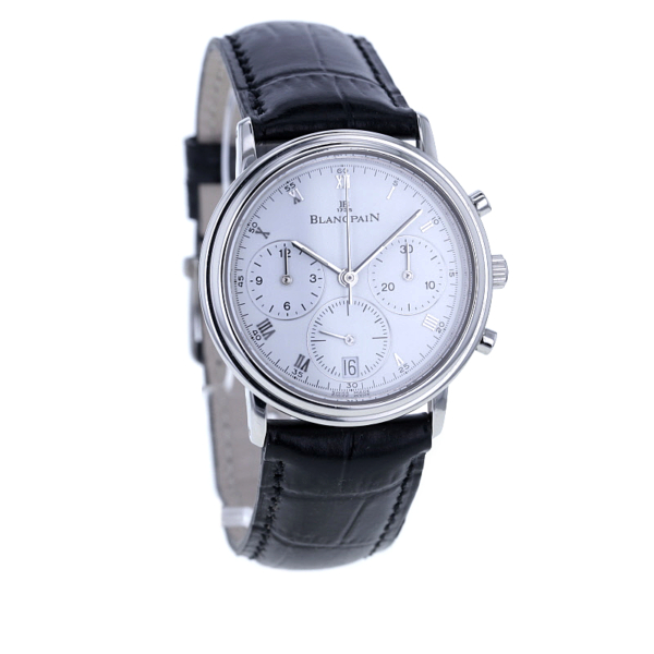 Blancpain Villeret Chronograph, Edelstahl, Ref. 480-427 55 – Bild 2