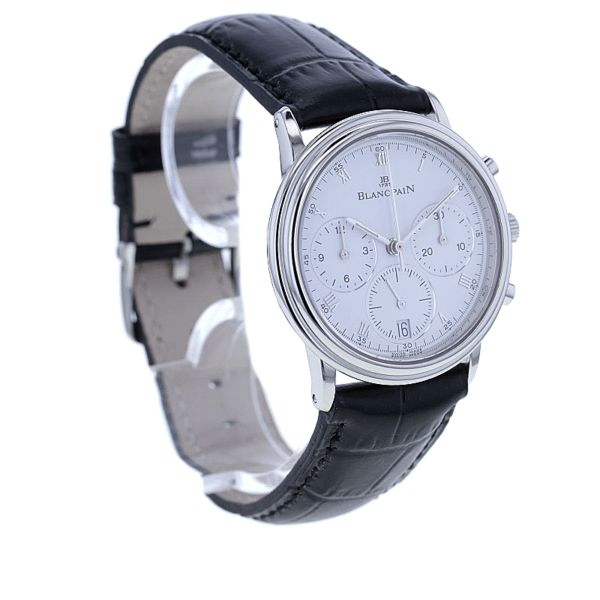 Blancpain Villeret Chronograph, Edelstahl, Ref. 480-427 55 – Bild 4