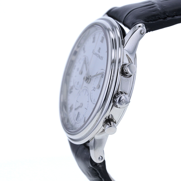 Blancpain Villeret Chronograph, Edelstahl, Ref. 480-427 55 – Bild 6