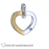Herz-Anhänger mit Brillant Gold – Bild 2