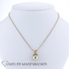Anhänger mit wunderschöner Barock Perle und Diamant Gold – Bild 5